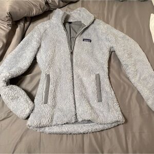 Patagonia Women’s Light Gray Fleece Zip-up Jacket